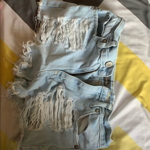Cute ripped women’s shorts